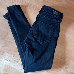 Abercrombie mid rise super skinny jeans